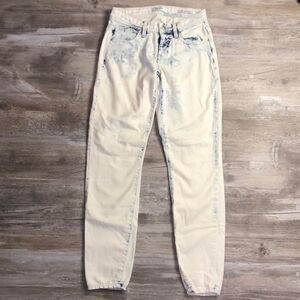 Guess Jeans Low Rise Skinny Whitewashed Womens Size 24